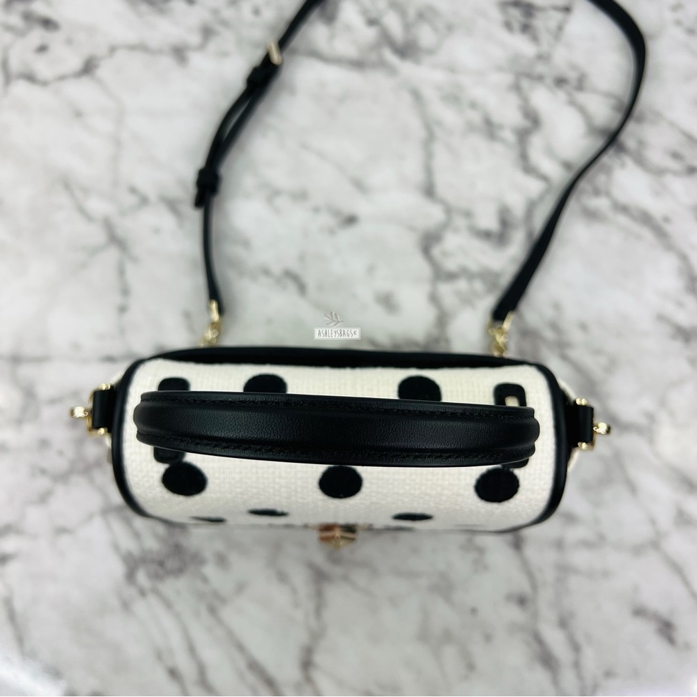 Kate Spade Natalia Square Embroidered Polka Dot Crossbody Handbag - Picture 4 of 10